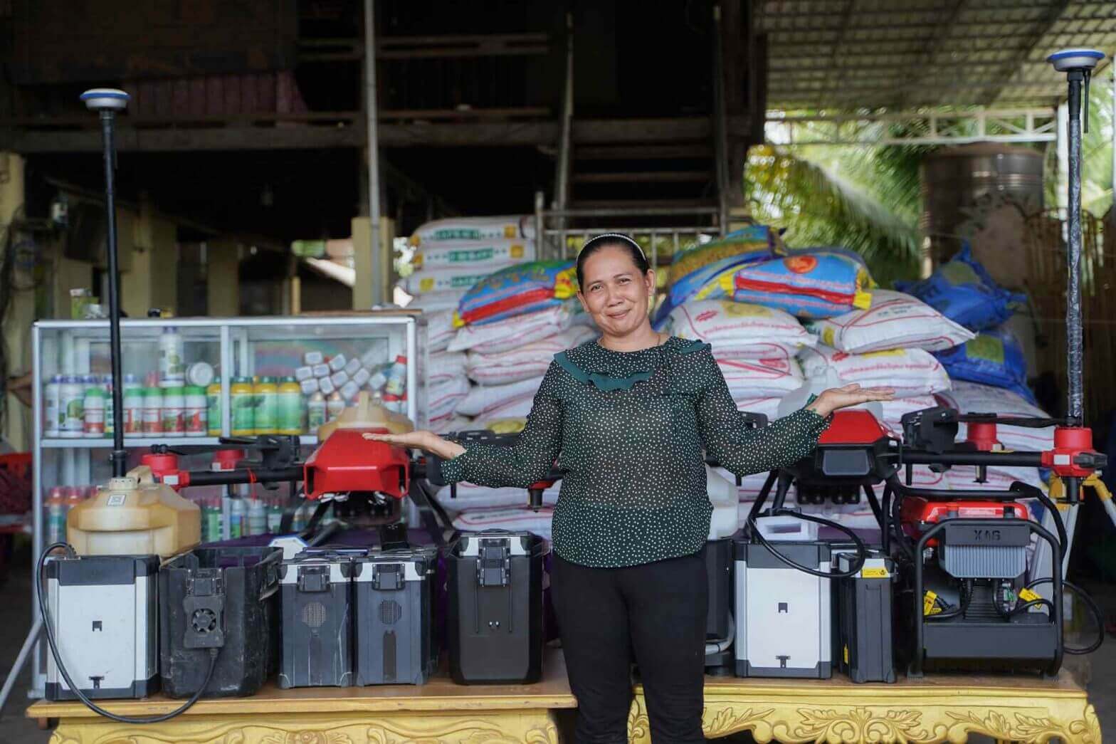 Cambodia’s First Female Drone Pilot to Uplift Smallholder Farming